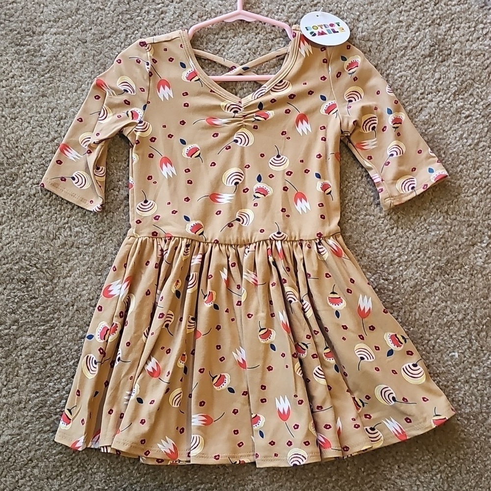 Dot Dot Smile Ballerina Dress Flower Size 2T